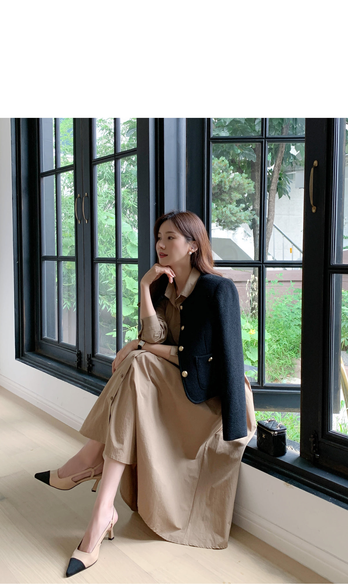 【極美品】バーバリー☆2way　ツイード　くるみボタン　金金具　コート　ゴールド ゴールドボタンツイードジャケット | レディースファッション