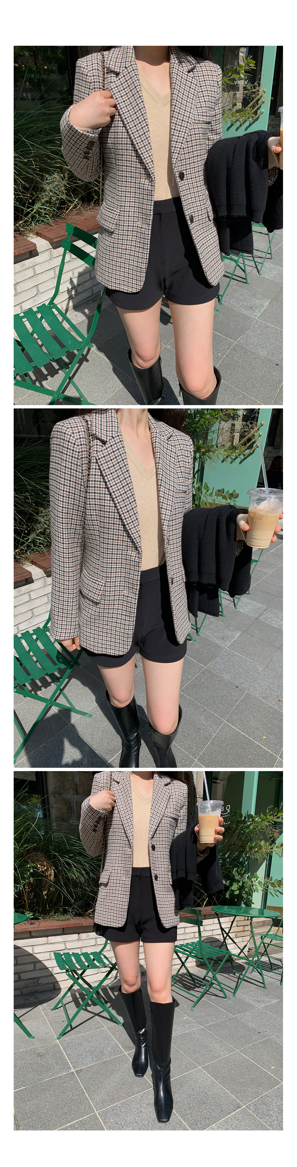 ジョー さま専用⭐️【未使用】LARDINIガンクラブチェックジャケット KING SIZE】【JAPAN TWEED with REAL