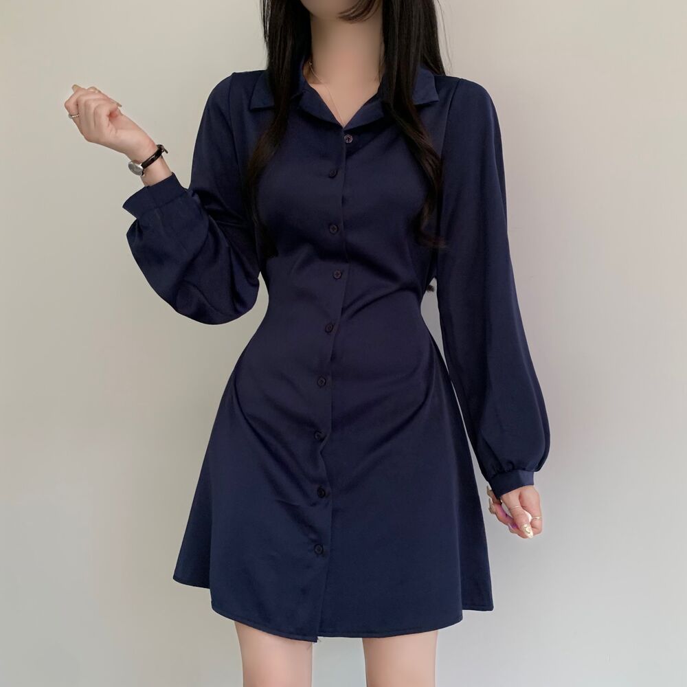 美品　Dhal シャツワンピース Demi-Luxe BEAMS（デミルクス ビームス）KHADI タッセル シャツ
