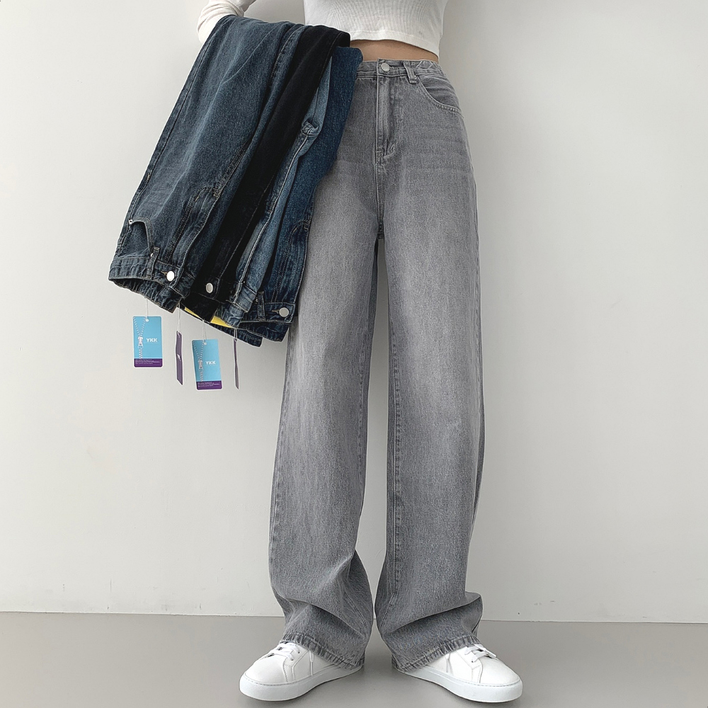 3TYPE内ゴムワイドデニムパンツ | レディースファッション通販 - DHOLIC