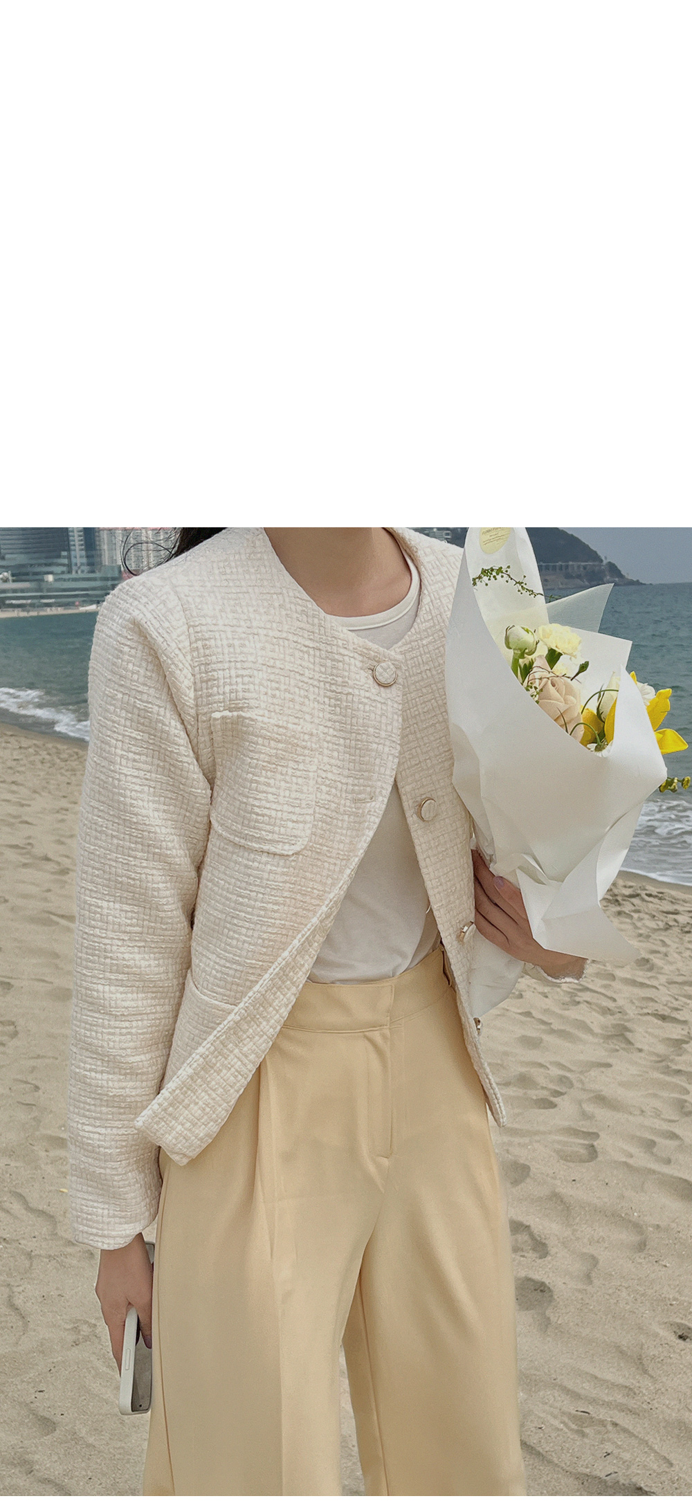 クロップドツイードジャケット | レディースファッション通販 - DHOLIC