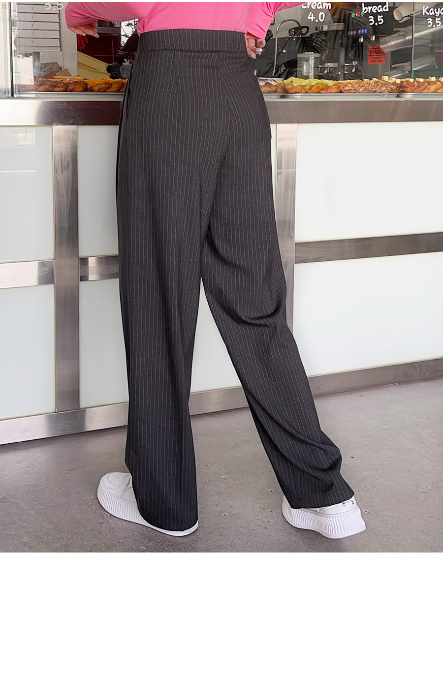 PERRY ELLIS ペリーエリス アメリカ輸入 ピンストライプ スラックス W36/茶 送料無料 スーツパンツ ブランド USA ポートフォリオ  PORTFORIO XL LL O-SPEC.CO.,LTD.