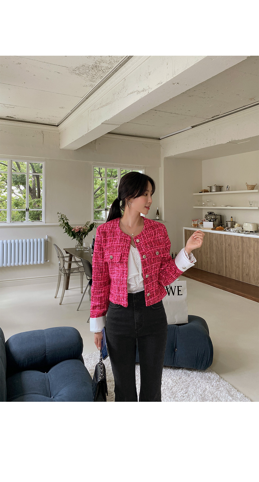 レッドツイードジャケット | レディースファッション通販 - DHOLIC