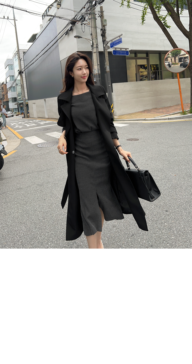 【美品】バッファローボブズ ウールトレンチコート ロゴボタン ベルト ブラック BUFFALO BOBS Online Store | バッファローボブズ公式通販サイト