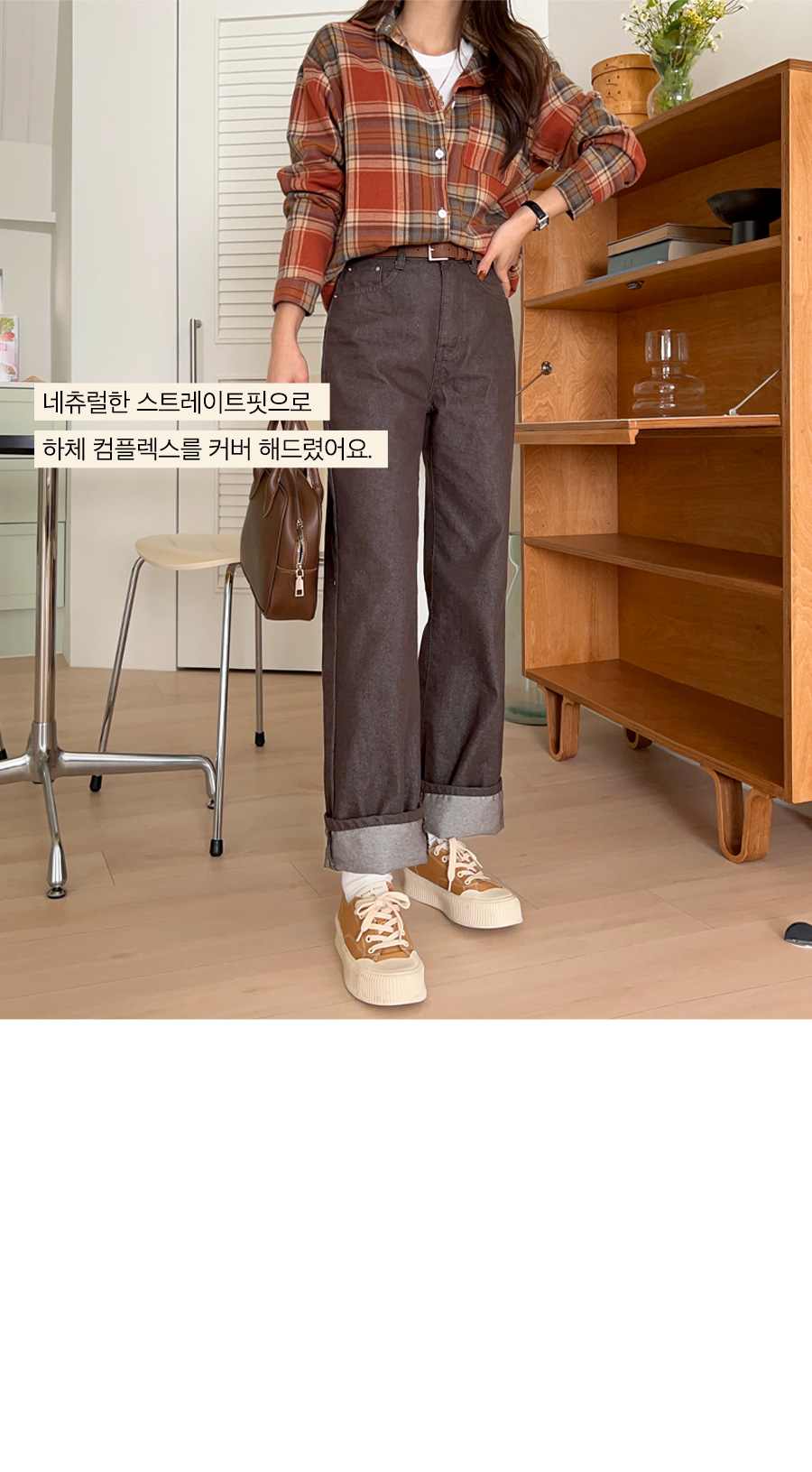 美品 45R コットンワイドパンツ ブラウン ブラウンコットンワイドパンツ | レディースファッション通販