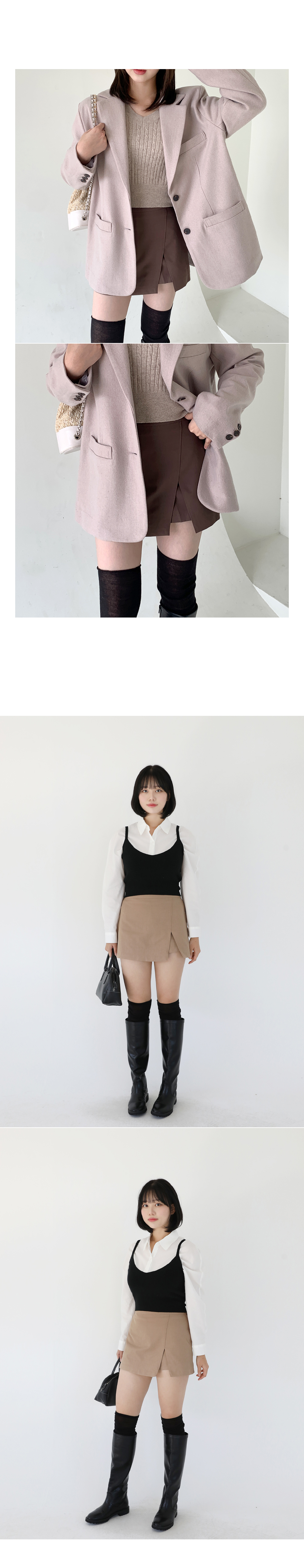スリットミニスカートパンツ | レディースファッション通販 - DHOLIC