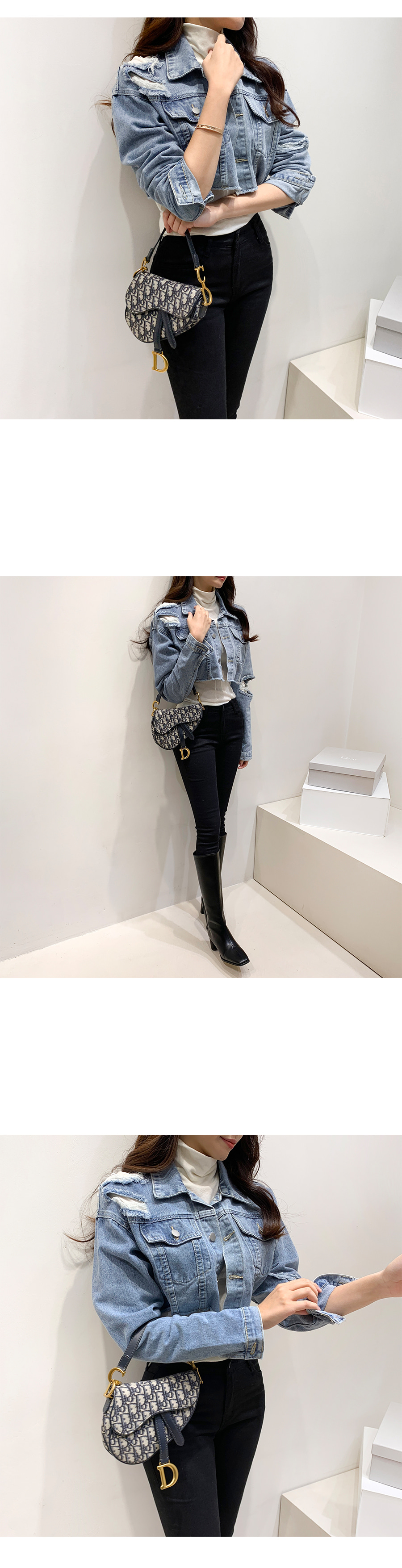 美品⭐︎オースチンリード素敵なデニム風ジャケット 美品⭐︎オースチンリード素敵なデニム風ジャケット