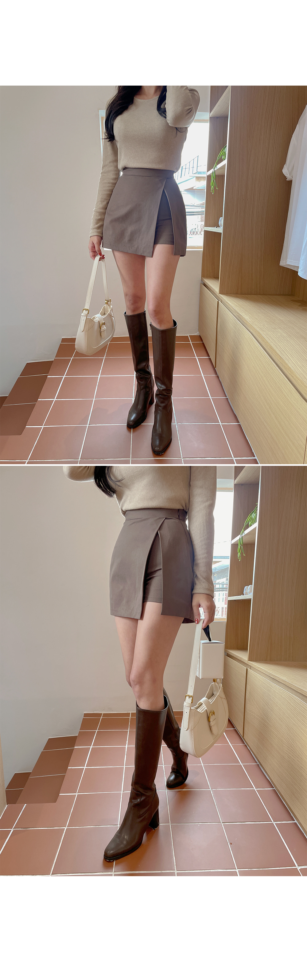 ラップ風スカートパンツ | レディースファッション通販 - DHOLIC