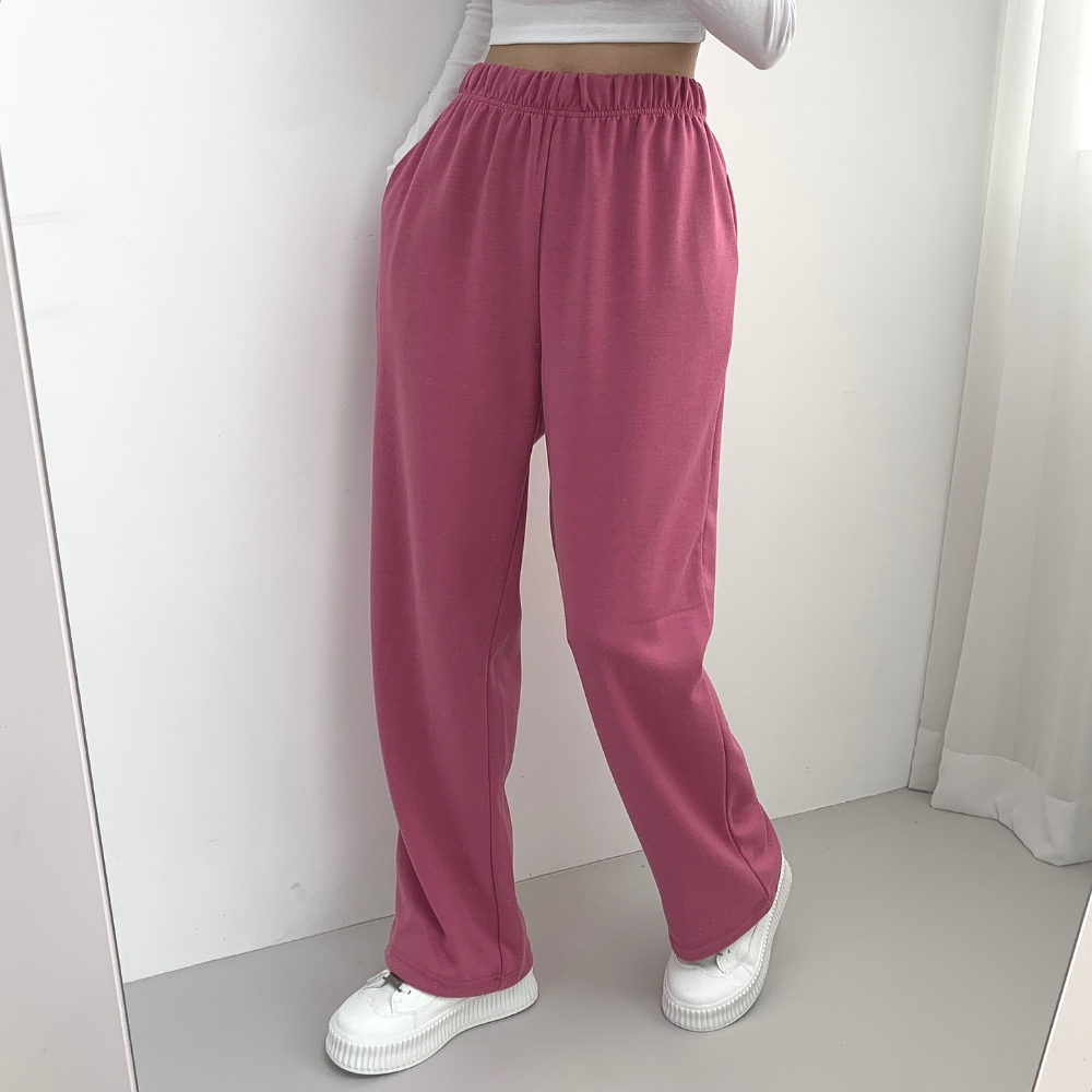 2TYPEウエストゴムワイドスウェットパンツ | レディース 2TYPEウエストゴムワイドスウェットパンツ | レディース