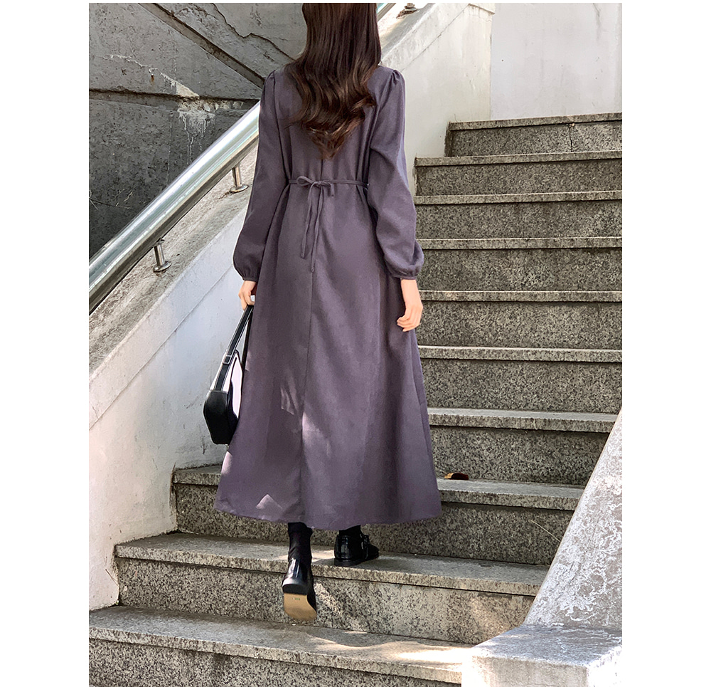 ウエストタックロングワンピース | レディースファッション通販 - DHOLIC