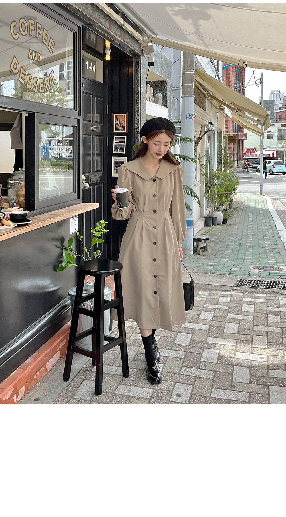 regleam]ビッグカラーパフワンピース | KOBUNSHA SELECT SHOP