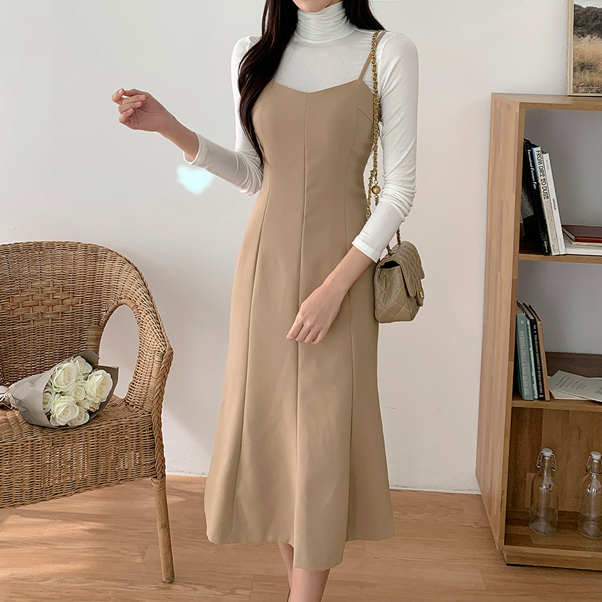 マーメイドラインキャミワンピース | レディースファッション通販 - DHOLIC