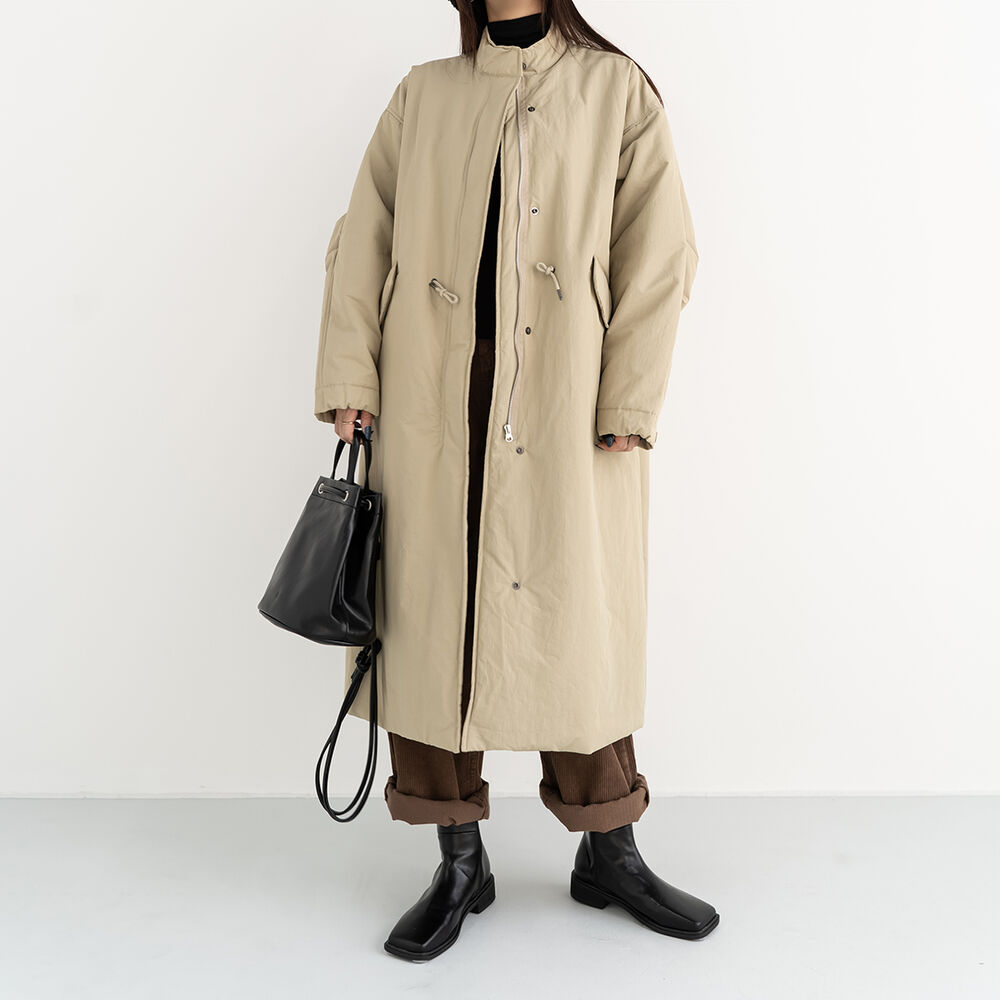 中綿ストリングロングジャンパー | レディースファッション通販 - DHOLIC
