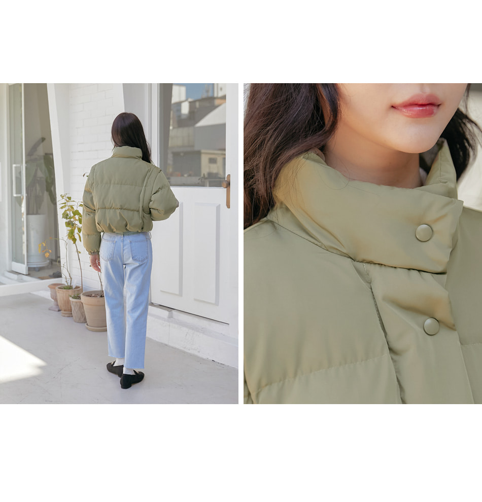 クロップドダウンジャケット | レディースファッション通販 - DHOLIC