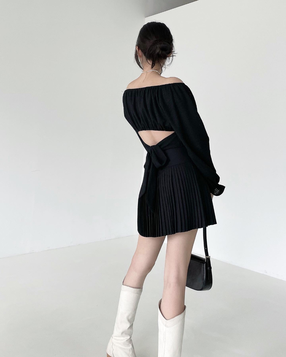 タグ付新品！入学式 入園式に♡ADORE アコーディオンスカートプリーツ M 黒 モノテックスカート | ADORE（アドーア） ｜【公式】通販mix
