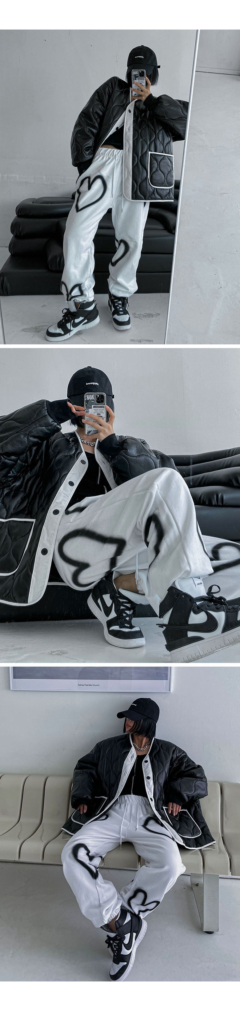 ハートペイントジョガーパンツ | レディースファッション通販 - DHOLIC