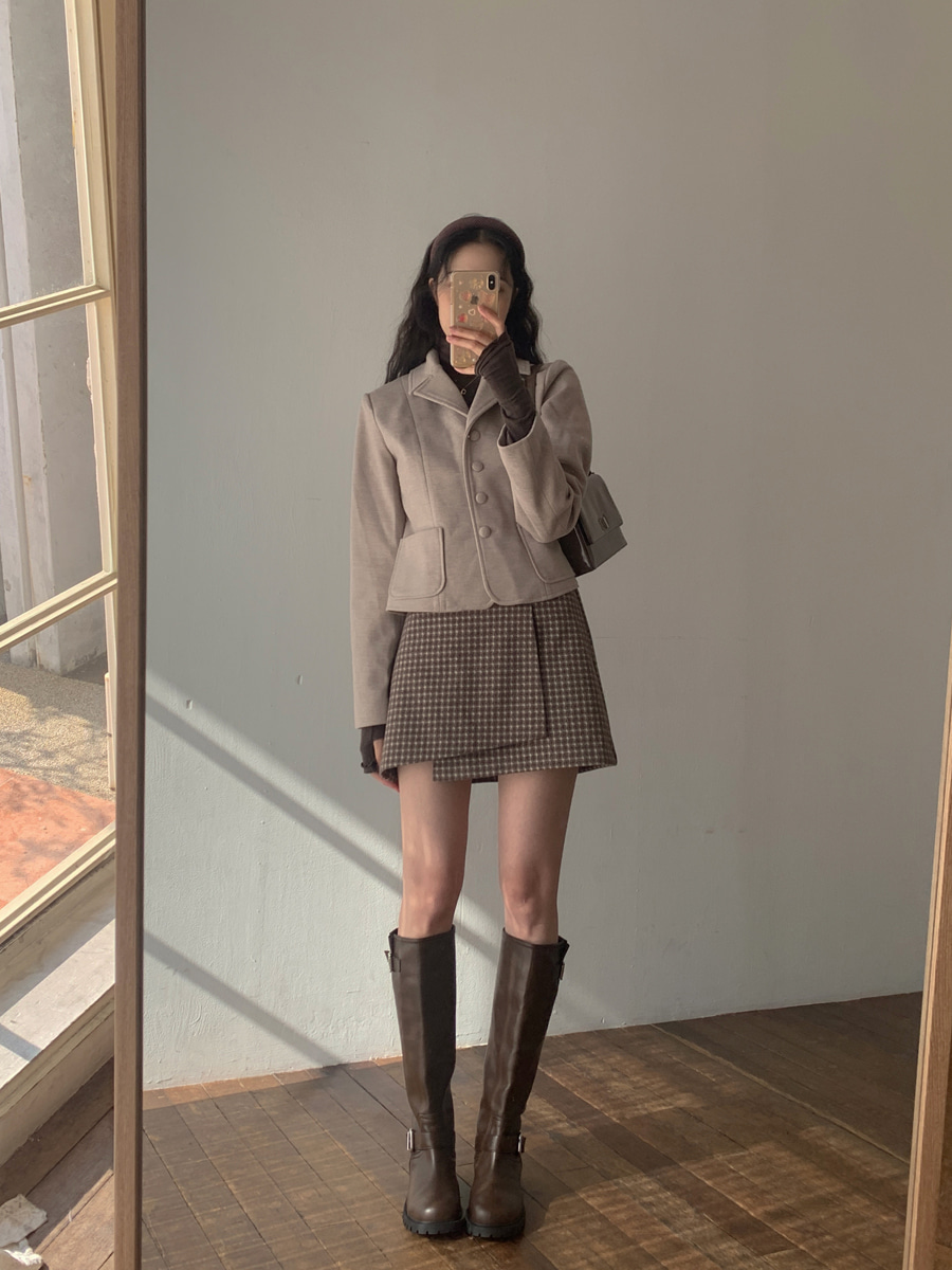 ジオメトリック柄ベルト付きミニスカート - マルチカラ― | ZARA