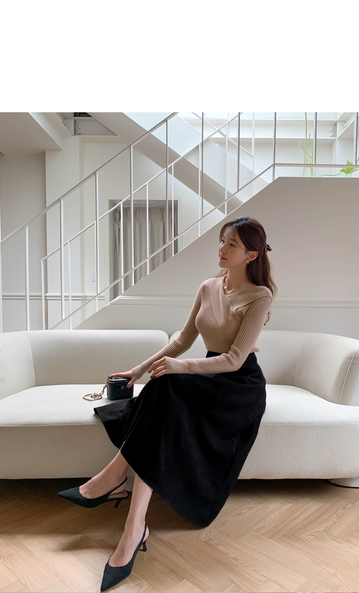 AZUL by moussy（アズールバイマウジー）の「CORDUROY FLARE LONG SKIRT/コーデュロイフレアロングスカート（スカート）」  - WEAR