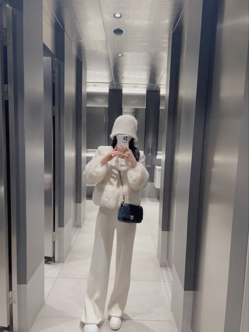 ファー配色ツイードジャケット | レディースファッション通販 - DHOLIC