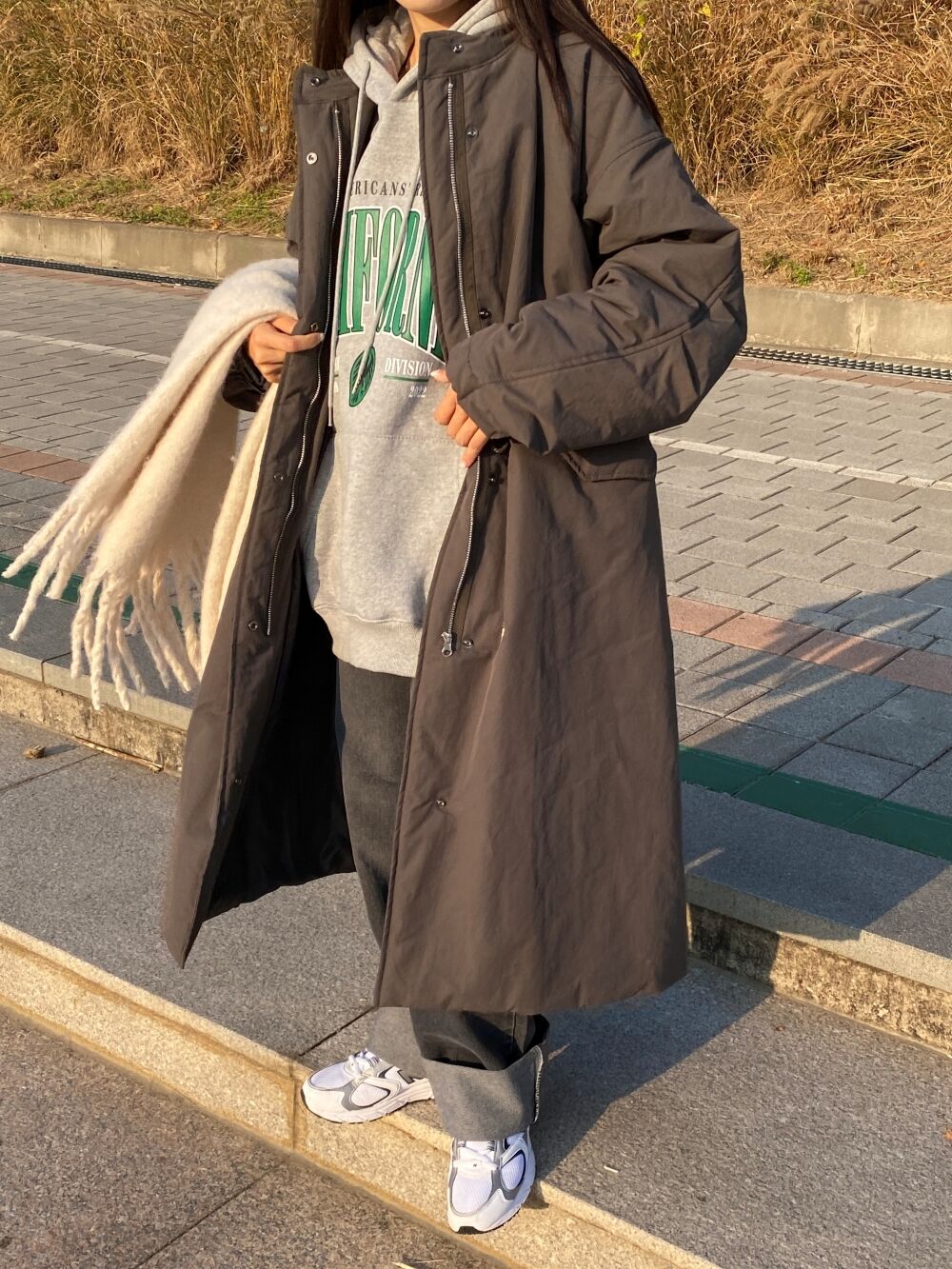 ハイネック中綿ロングコート | レディースファッション通販 - DHOLIC