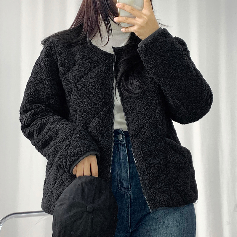 ボアキルティング中綿ジャンパー アウター キルティング中綿 軽量 ボアコート ジャンプスーツ カバーオール ベビー服 オールインワン ロンパース ベビー キッズ 子供服 あったか 男の子 女の子 スナップボタン 防寒 長袖 冬 | レディースファッション通販 - DHOLIC