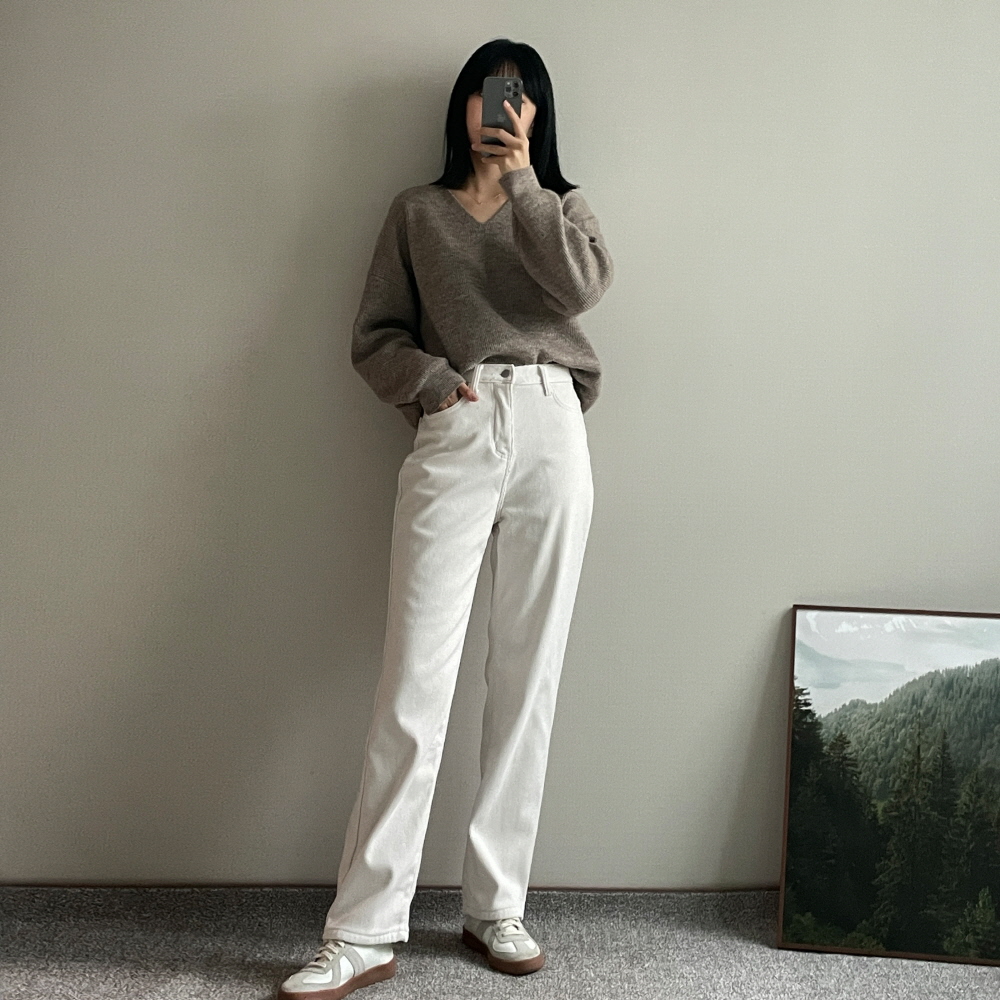 ドゥロワー　コーデュロイドロストパンツ　オフホワイト　24AW　定価8.8万 1512196_info_20221123_171737_1