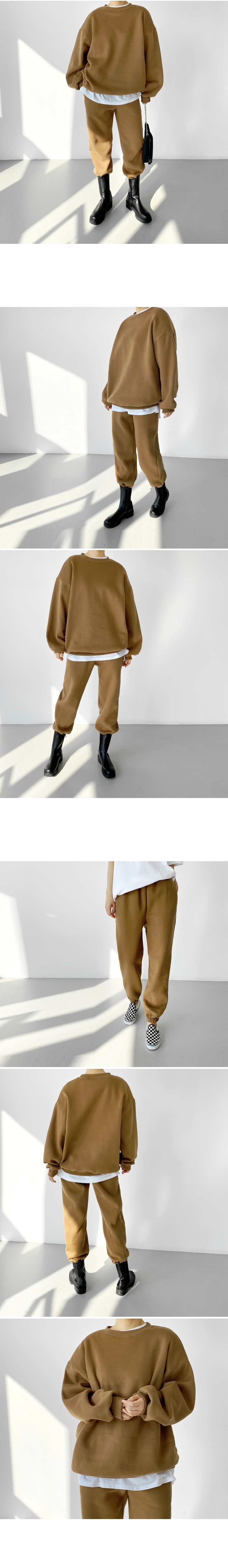 裏起毛肩パッド入りスウェット上下SET | レディースファッション通販