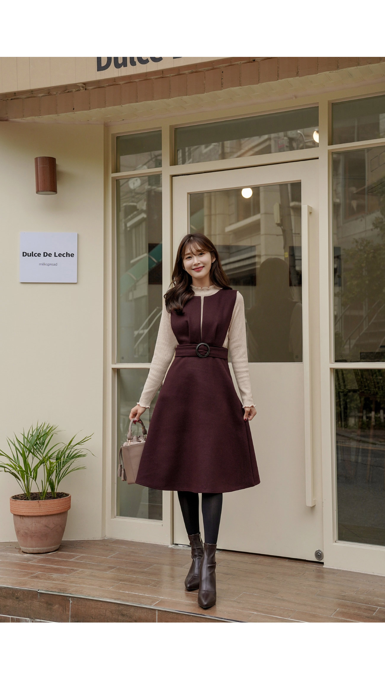 ベルトSETフレアワンピース | レディースファッション通販 - DHOLIC