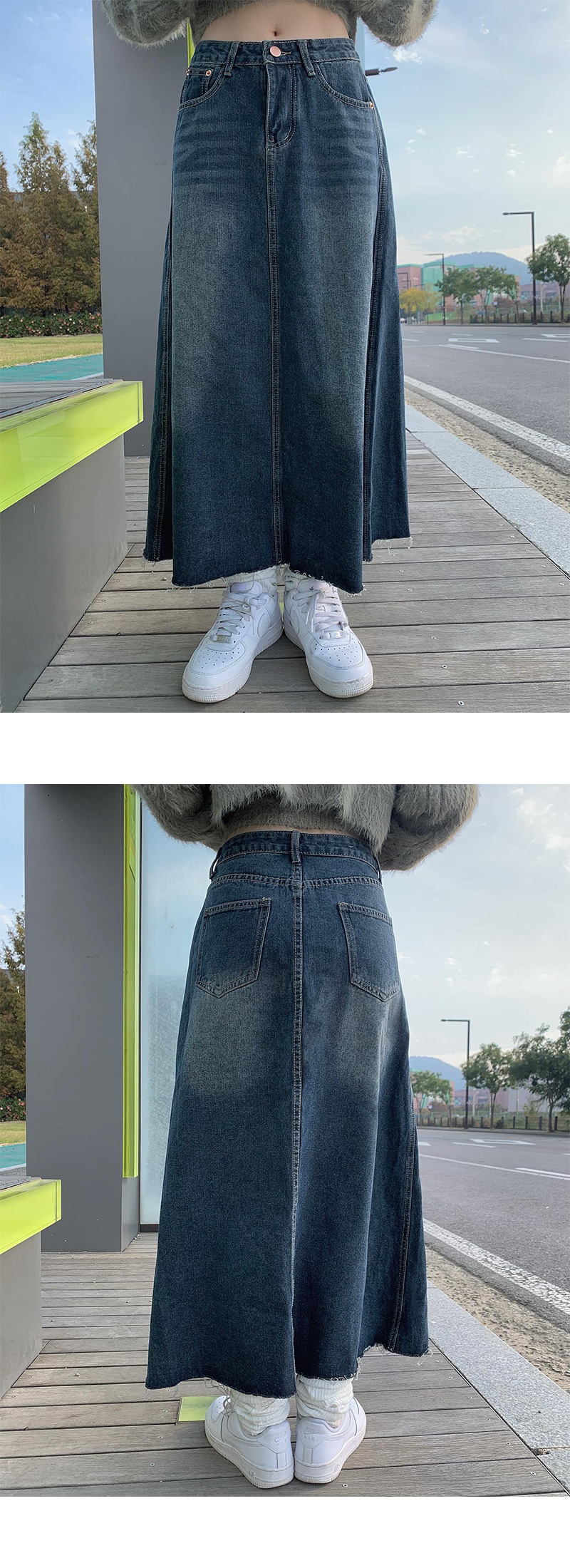 ロングデニムスカート G-STAR RAW スカート VIKTORIA LONG SKIRT/ロングデニムスカート