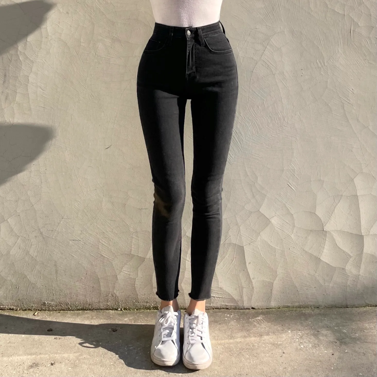 2TYPE裏起毛ブラックスキニーデニムパンツ | レディース 2TYPE裏起毛ブラックスキニーデニムパンツ | レディース