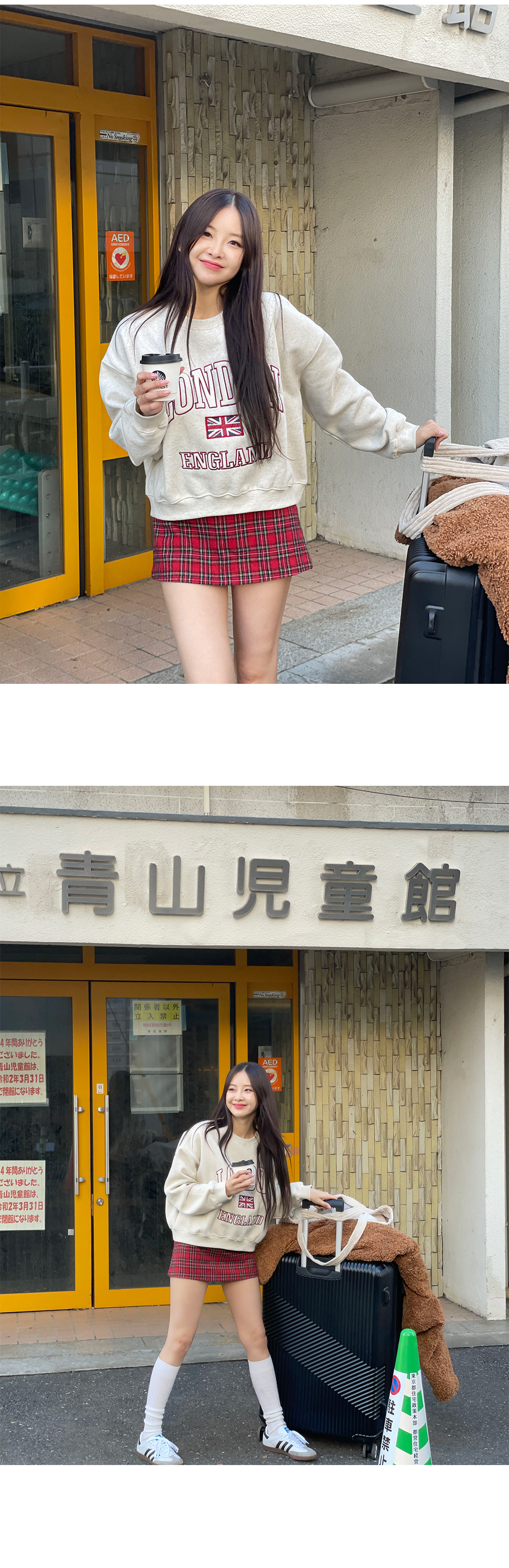 パンツ裏地チェックミニスカート | レディースファッション通販