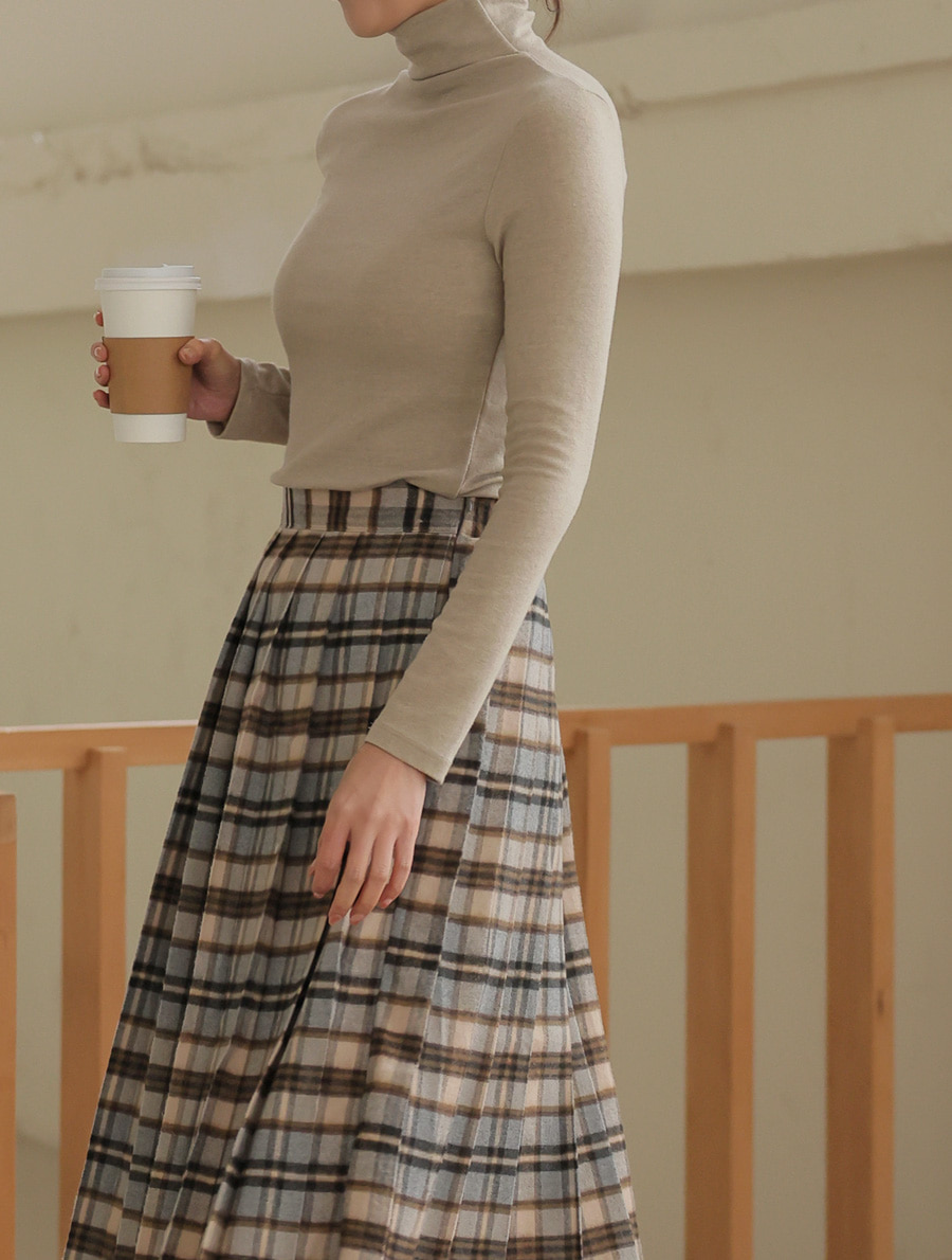 起毛チェックプリーツスカート | レディースファッション通販 - DHOLIC