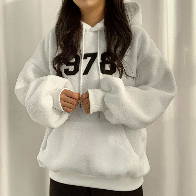 PGG サイズ5（L）ブルゾン 白 パーカー 1978ボアオーバーサイズパーカー | レディースファッション通販 - DHOLIC