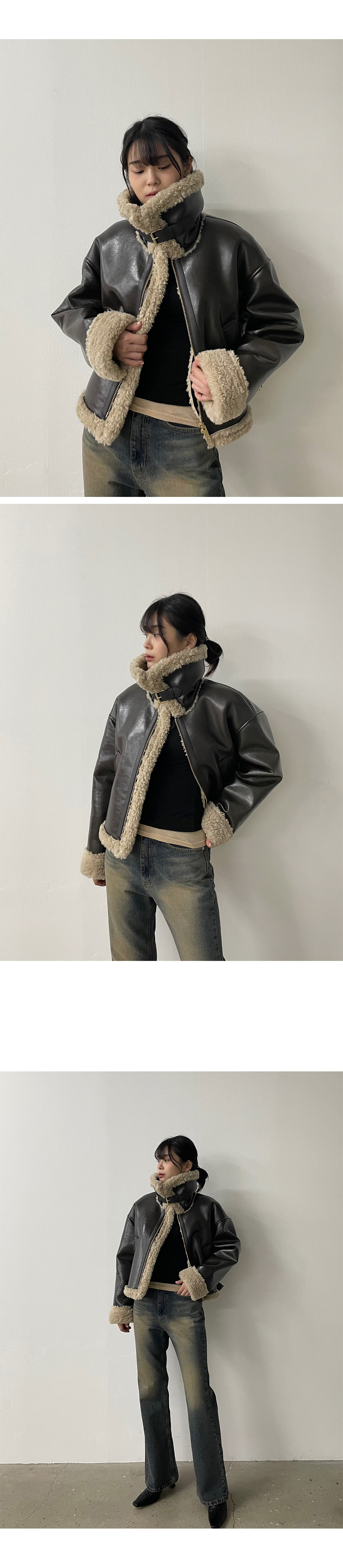 【かわいいウサギ】DIESEL レザームートンジャケット DIESEL】ディーゼル『ムートンジャケット sizeS』メンズ レザー