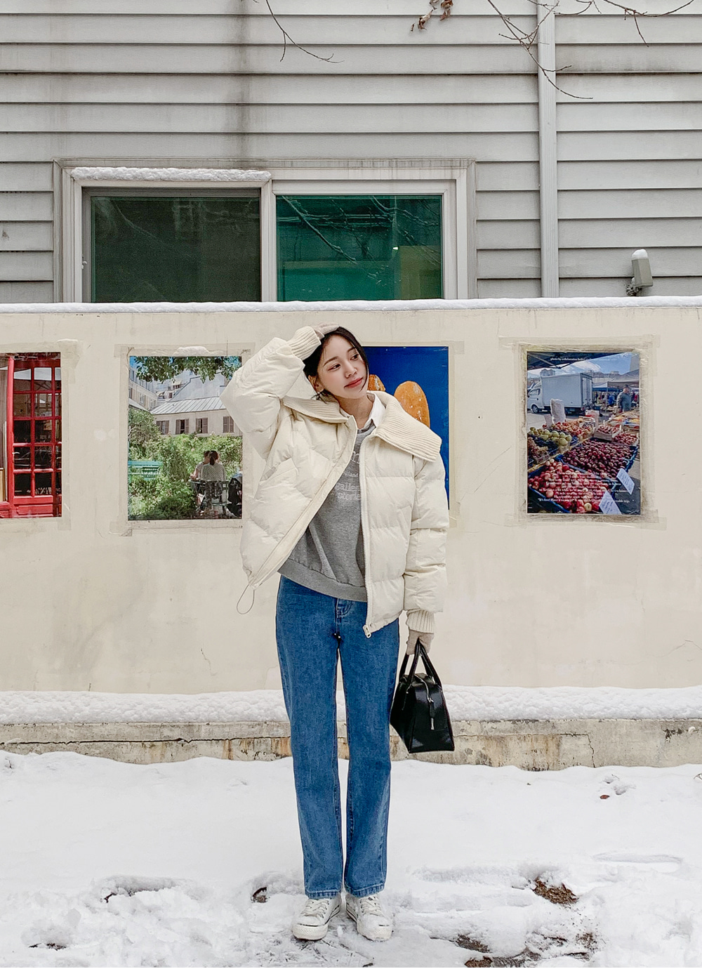 コットンストレートデニムパンツ | レディースファッション通販 - DHOLIC