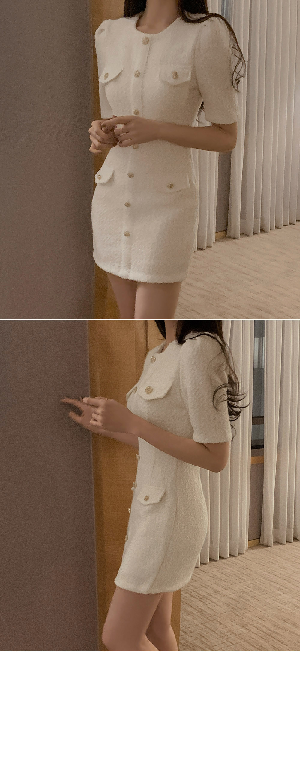 2TYPEツイードミニワンピース(半袖) | レディースファッション通販