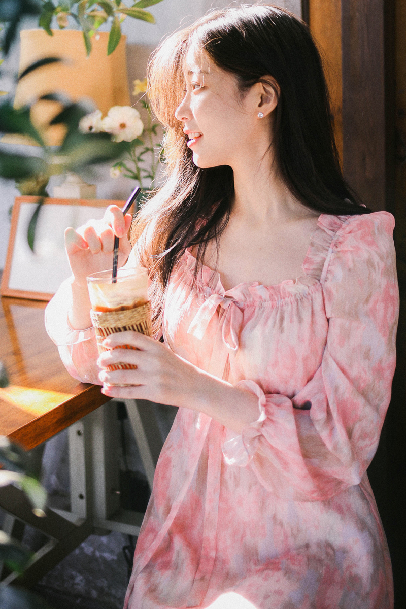 ・.。*Pink Mix チュールレースリボンシフォンワンピースアイボリー・.。 1538599_info_20230103_124857_6