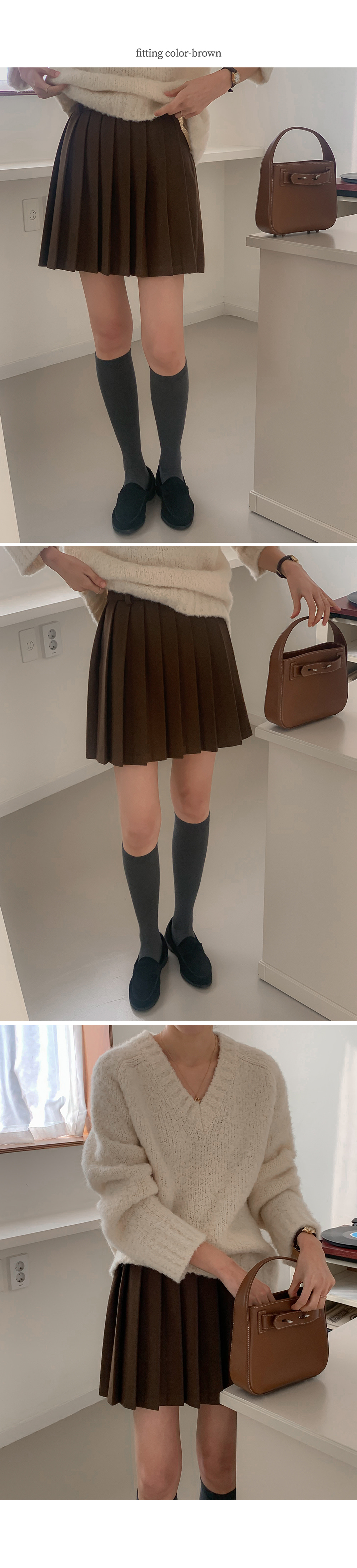 “& Other Stories” ウールブレンドプリーツミニスカート ウールブレンドプリーツミニスカート | レディースファッション