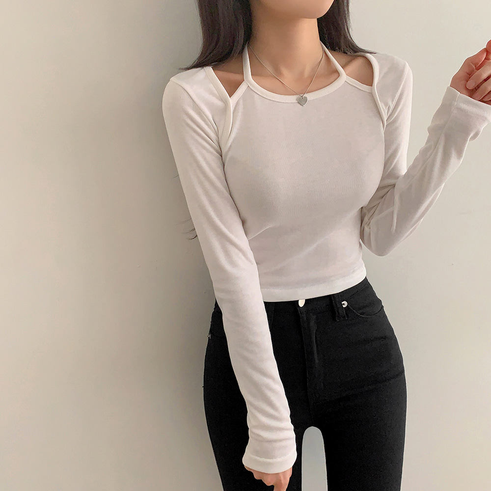 裏起毛カットソー 裏起毛 ショート丈 ハイネックトレーナー（12-68CK01-205