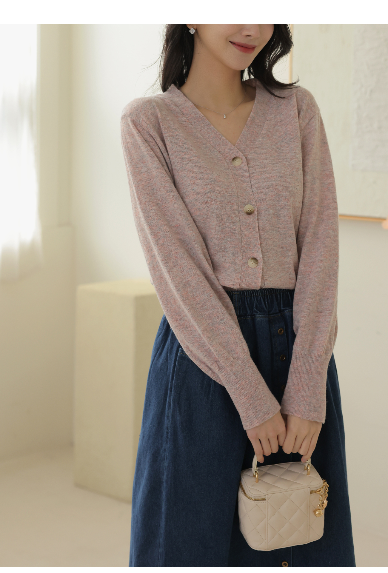 リッチモヘア Vネック カーディガン / 23区 | ファッション通販