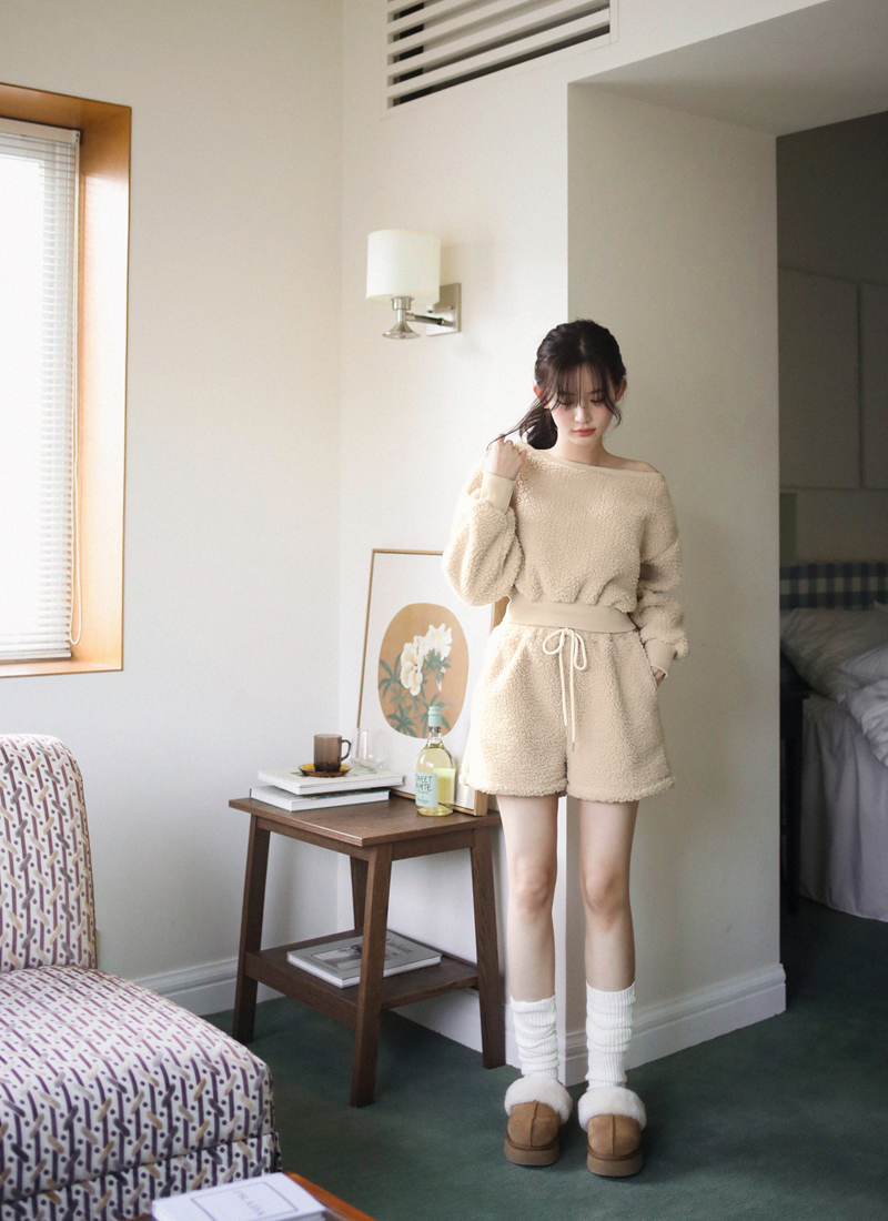 裏起毛ボアショートパンツ | レディースファッション通販 - DHOLIC