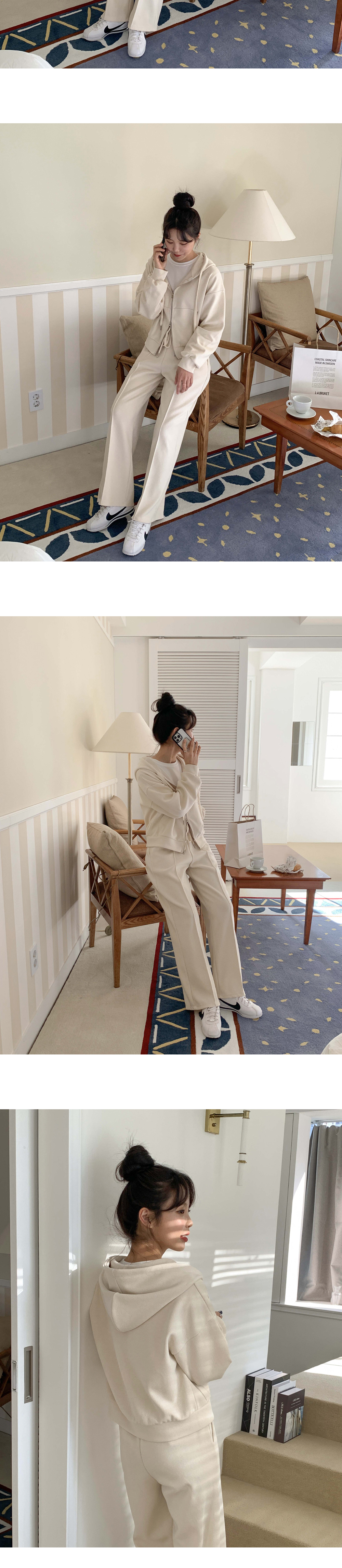 クロップドダブルジップアップパーカー | レディースファッション通販