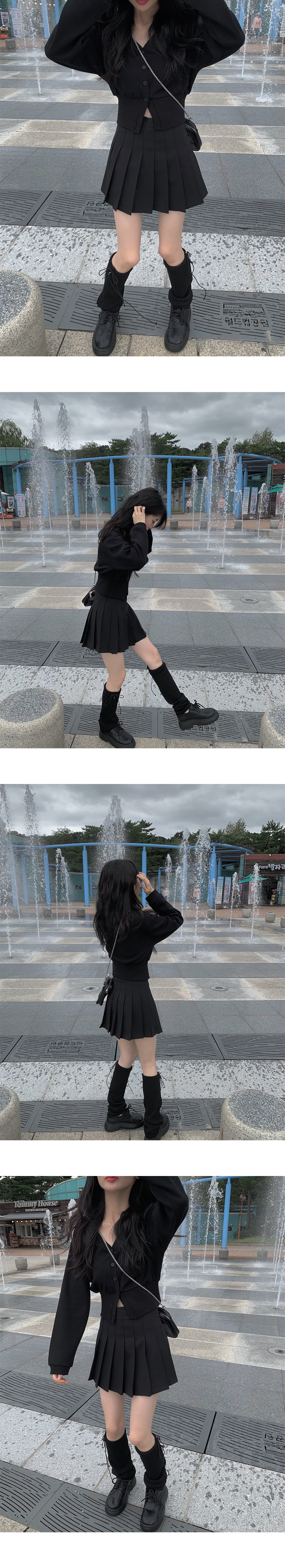 パンツ裏地プリーツミニスカート | レディースファッション通販 - DHOLIC