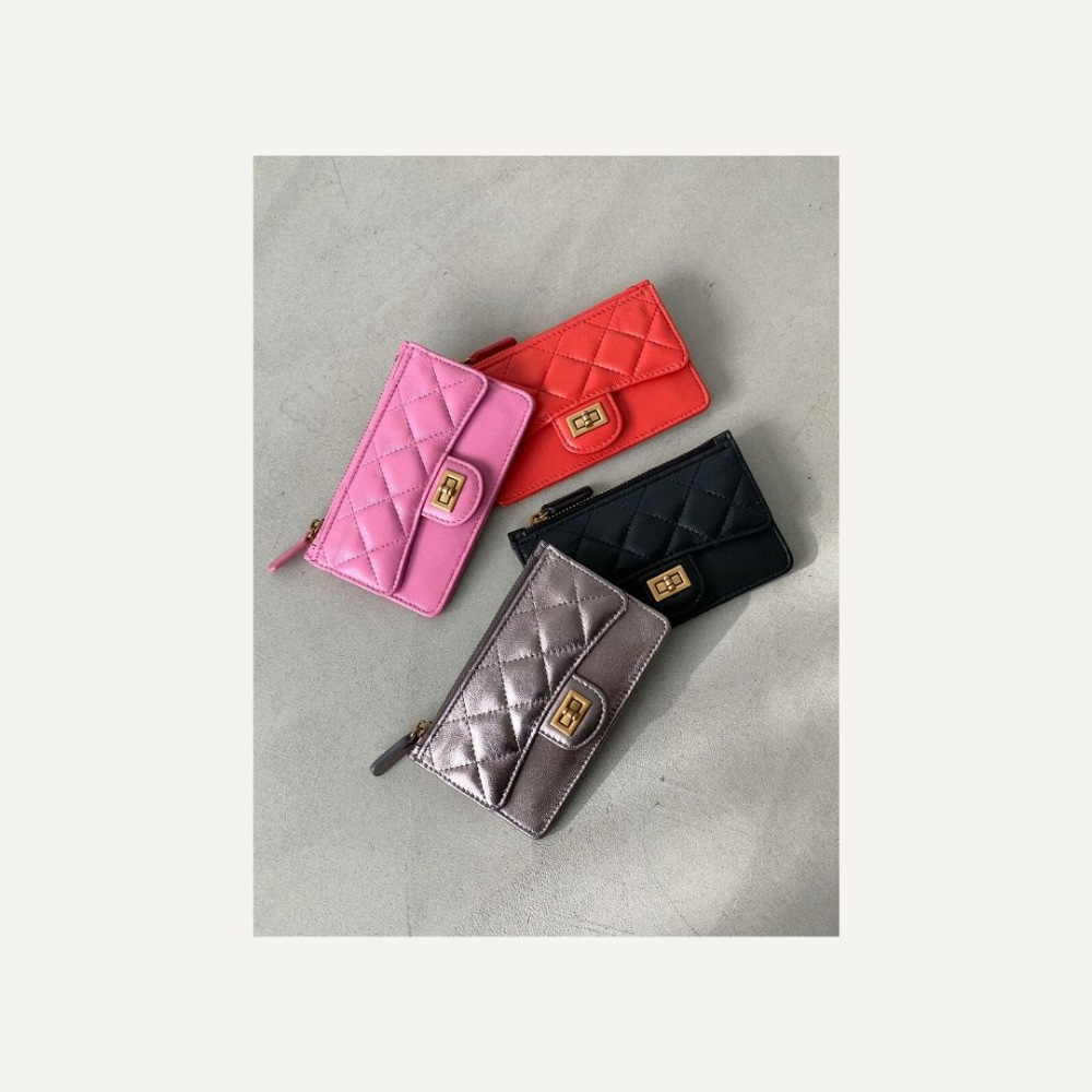 CELINE - 本物 セリーヌ CELINE キルティング コインケース 小銭