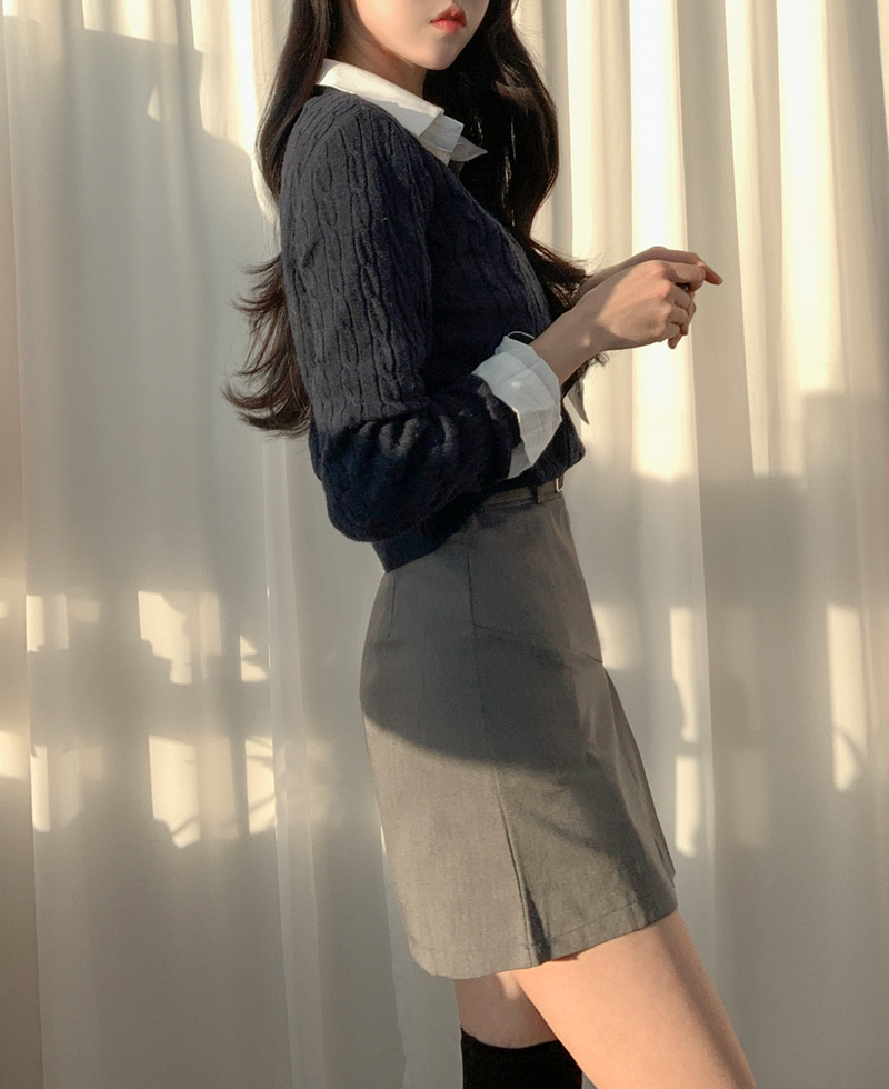 パンツ裏地サイドプリーツスカート | レディースファッション通販 - DHOLIC