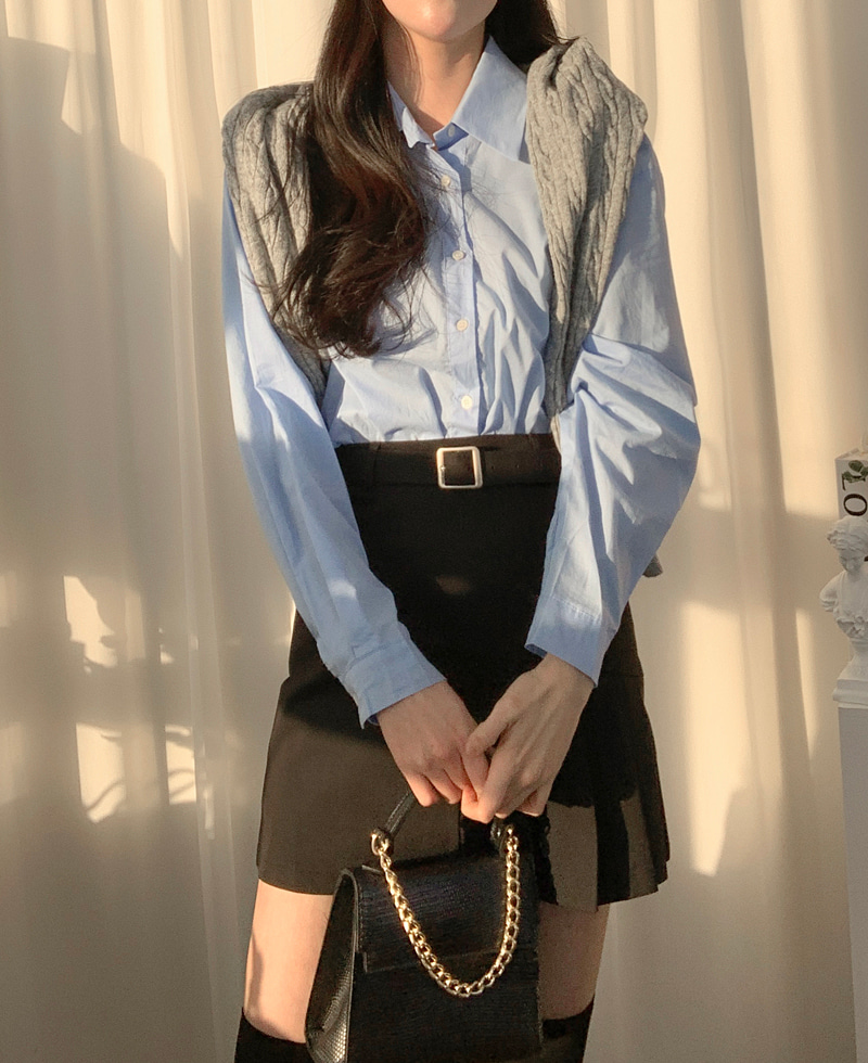 パンツ裏地サイドプリーツスカート | レディースファッション通販 - DHOLIC