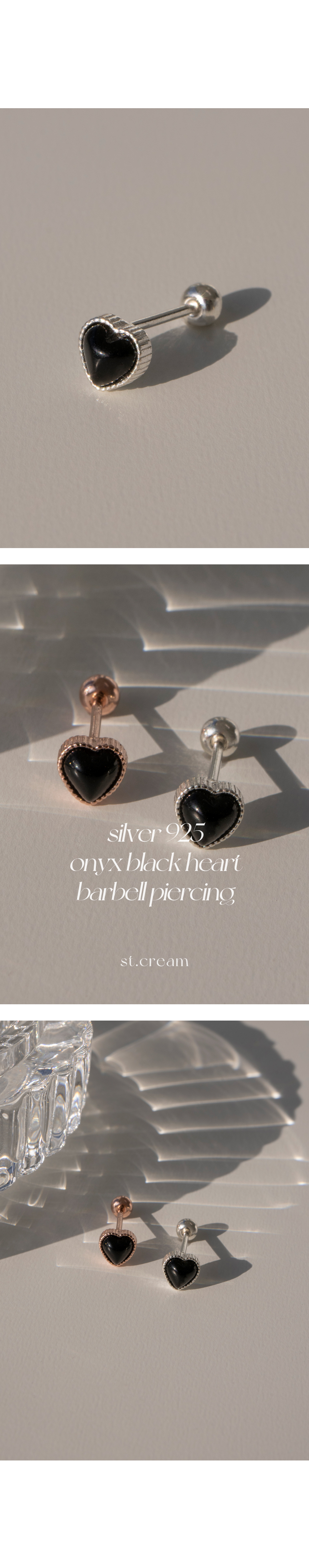 ブラックハートミニピアス(片耳用) | レディースファッション通販 - DHOLIC