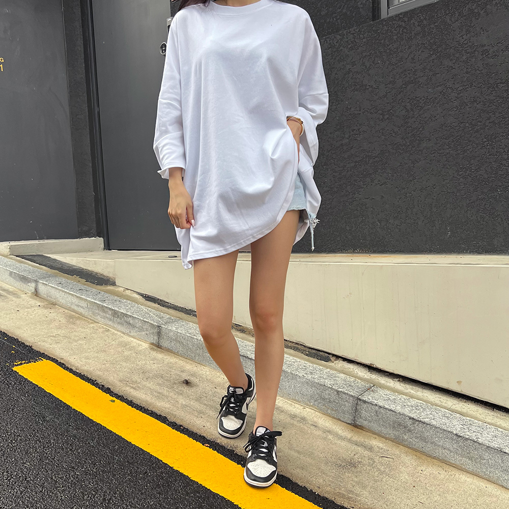 DEPAREILLE デパリエ ロータスビッグサイズTシャツ shiki tokyo（シキトウキョウ）の「OVERSIZED SIDERACE STITCH
