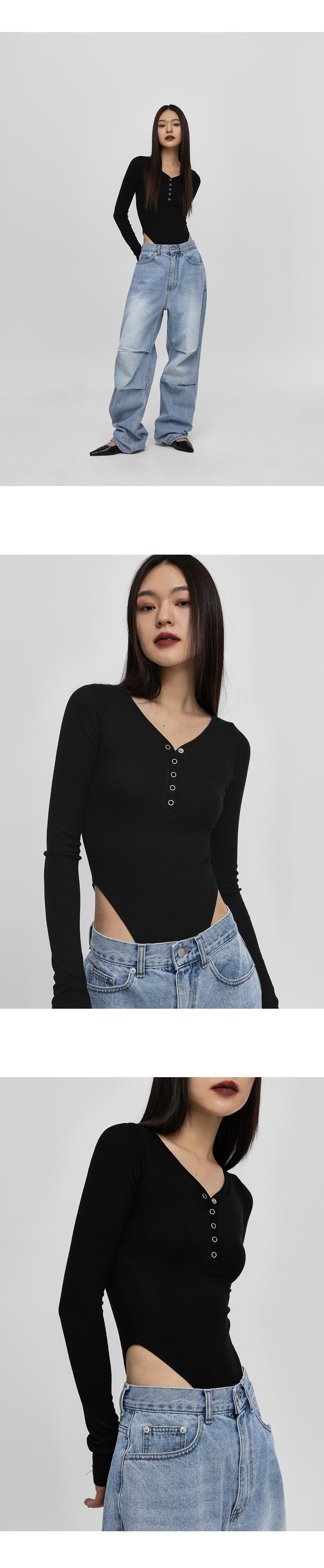 tシャツ フーデットハーフジップボディースーツ レディース ACLENT tシャツ フーデットハーフジップボディースーツ
