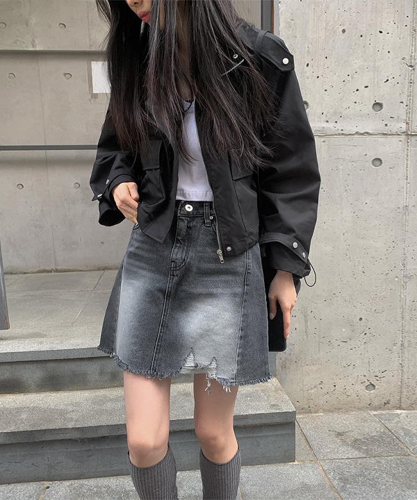 Deeembermay ブラック メッシュスカート たっぷりの生地感が揺らめくメッシュベールロングスカート – ONE